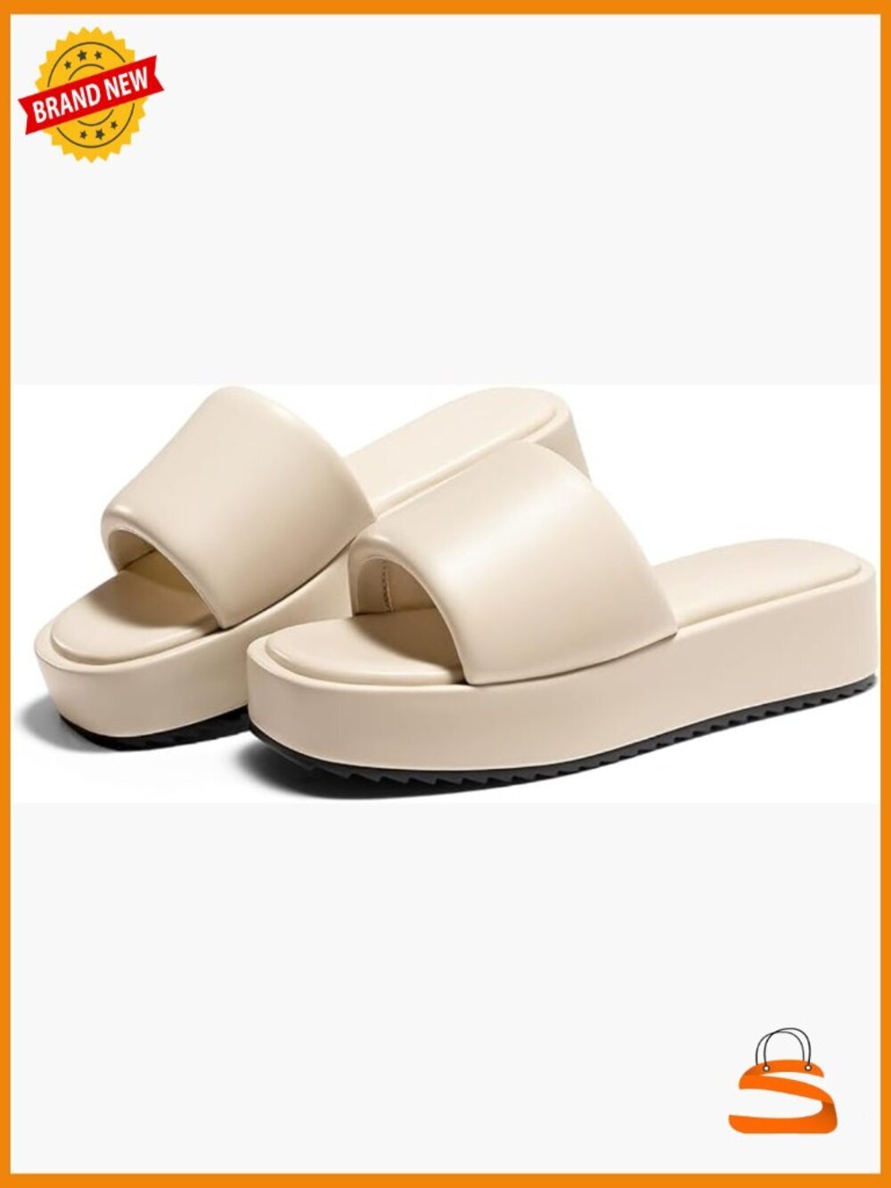 Platform Espadrille Sandals Slip On Open Toe Boho Summer Slide